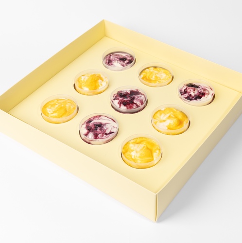 Bless - CheeseCake Swirl - Craving a cheesecake that melts in your mouth? 🤩🍰Light & creamy cheesecake mix topped with our signature fresh mango sauce — the perfect little luxury delivered to your door in elegant packaging. Don’t miss it — enjoy 20% OFF today with code B20.