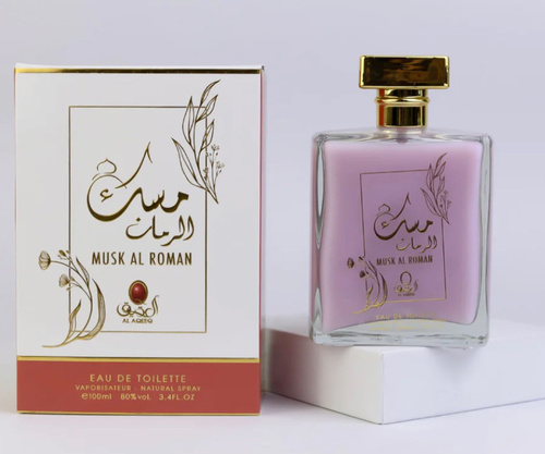 عطر مسك الرمان - مكونات العطر : الرمان والمسك والصندل والقرفه والعودالحجم : 100 مليالجنس : رجالي ونسائيثبات يدوم 48 ساعة