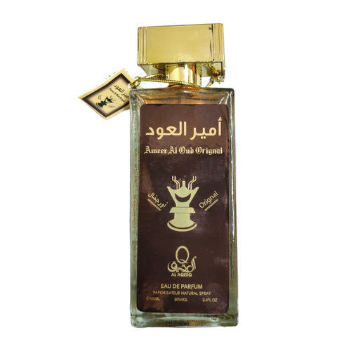 Color Wax - أمير العود - امير العود 100 مل عطر شرقي يدوم طويلاً المكونات: الزعفران وجوزة الطيب مع كسرات بخور يستخدم للجنسين  ثبات وفوحان 48 ساعة