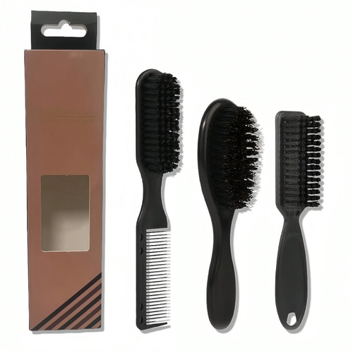 Beard and Mustache Brush Set