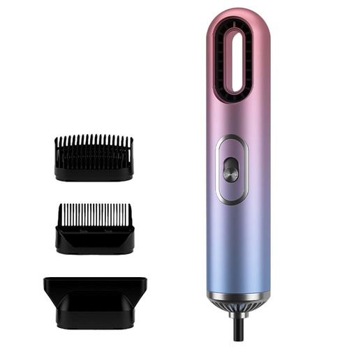 Bladeless Ionic Hot Air - Bladeless Ionic Hot Air Comb Multi-Functional Styling Hair Dryer Aurora 3-In-1 Hair Dryer