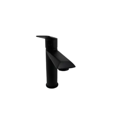 خلاط حوض غسيل عمودي إيطالي الصنع - Italian-made black vertical washbasin mixer