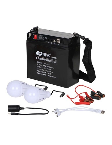 KM-920 12-volt battery with 2 CHN bulb - KM-920 12-volt battery with 2 CHN bulb