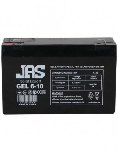 6-volt 10-amper CHN charging battery - 6-volt 10-amper CHN charging battery