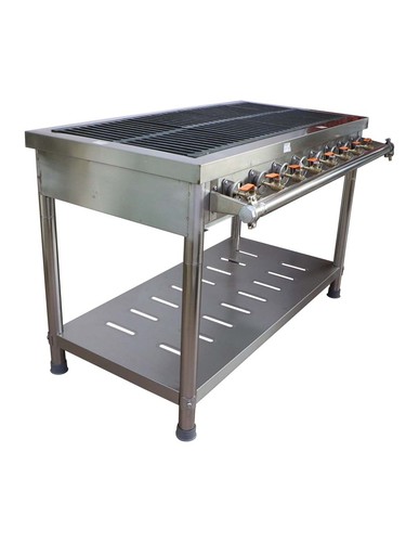 Gas cooker 8 eye 1200×600×130×800 m - Gas cooker 8 eye 1200×600×130×800 m