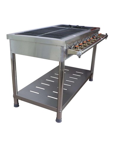 Gas cooker 1 large eye +6 small eye 1200×600×130×800 m - Gas cooker 1 large eye +6 small eye 1200×600×130×800 m