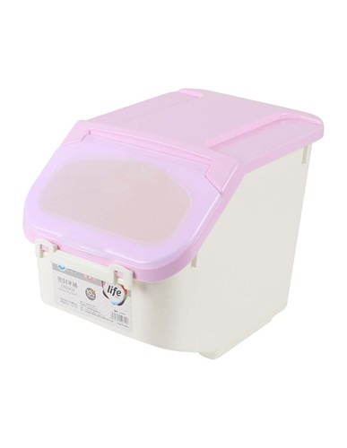 Medium plastic storage container 10 kg with lid - Medium plastic storage container 10 kg with lid