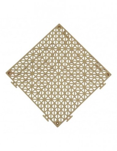 Plastic flooring 30 × 30 beige CHN - Plastic flooring 30 × 30 beige CHN