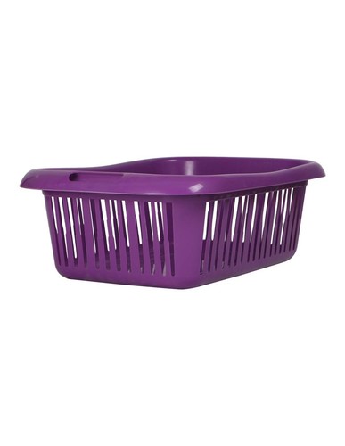 AF-957 rectangular plastic laundry basket - AF-957 rectangular plastic laundry basket