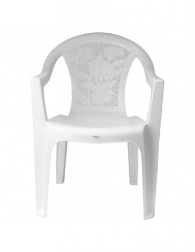 Plastic chair back colored rose - Plastic chair back colored rose