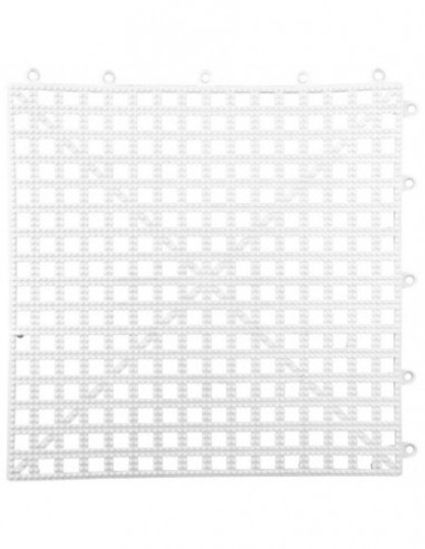 Plastic flooring 30 × 30 × 13 ml white - Plastic flooring 30 × 30 × 13 ml white