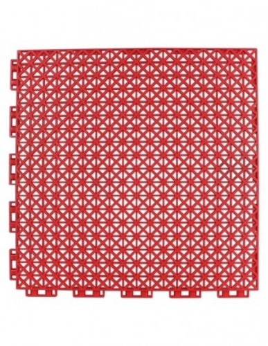 Plastic flooring 30 × 30 red H.D. Chen - Plastic flooring 30 × 30 red H.D. Chen