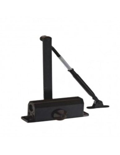 Black aluminum door pusher SR C3 CHN - Black aluminum door pusher SR C3 CHN