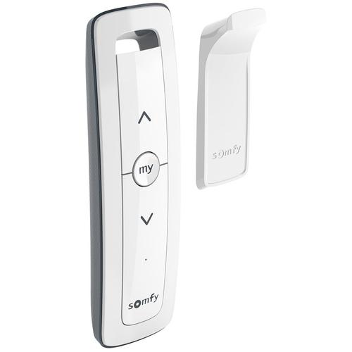 Four-channel shutter switch - Four-channel (tone) key Compatible with all Somfy RTS engines It is suitable for control (with shutters - curtains - awnings) as a group or as a single Available in white