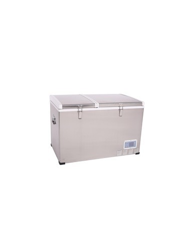 125-litre 12/24V BCD125 mobile car refrigerator 125-litre 12/24V BCD125 mobile car refrigerator - 125-litre 12/24V BCD125 mobile car refrigerator AC/DC refrigerator compressor Capacity: 80/100 / 125L Climate rating: T, ST N, SN Product dimensions: 928.570≤560 / 640/720 Net weight: 30/32/35 kg Foam oiler: C5H10 / C-Pentan Low temperature: 45-55C DC: 12-24V Energy rating: 70W/75W/80W