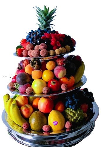 سله فواكة  طازجة ( فواكه  مشكله الوزن 25كجم قريبا )