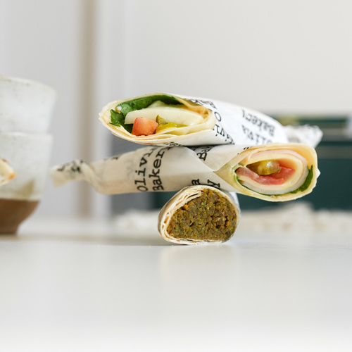 Mix Wrap(فلافل- لبنه- حلوم- آدام جيز)