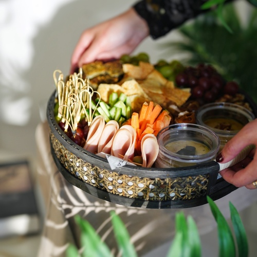 cheese plater with tray