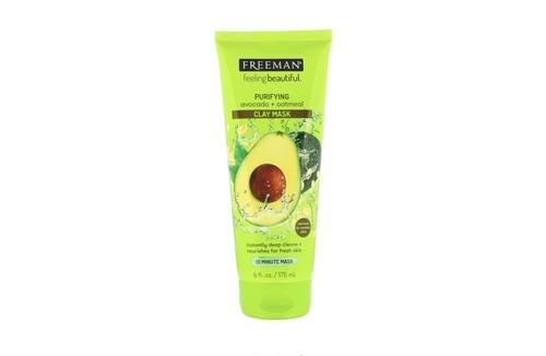 Freeman Feeling Beautiful Clay Face Mask, Purifying Avocado + Oatmeal,