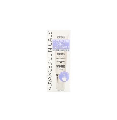 Advanced Clinicals, Complete 5-in-1 Eye Serum, Multi-Correction