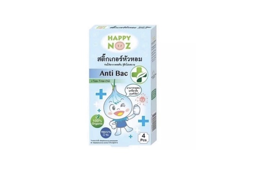 Happy Noz w/ Anti-Bac 100% Organic Onion Sticker with Tea Tree Oil