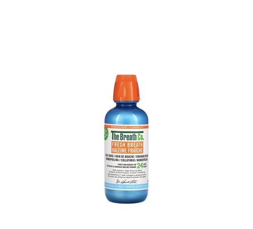 ‏TheraBreath Fresh Breath Dentist Formulated Oral Rinse, Icy Mint,