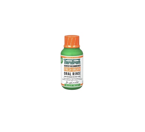 ‏TheraBreath Fresh Breath Dentist Formulated Oral Rinse Mild Mint,