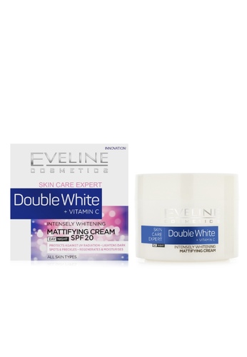 ‏Eveline Double Whitening Vitamin C Mattifying Cream - 50ml