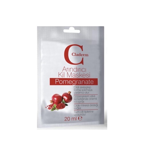 Claderm Purifying Clay Mask Pomegranate 20 ml