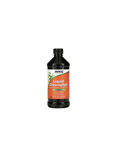 NOW Supplements, Liquid Chlorophyll, Super Concentrated, Internal Deodorizer*, Mint Flavor