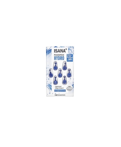 ISANA Hydro Care Capsules - Increases Skin Moisture - Regenerating - with Ginkgo & Vitamin E