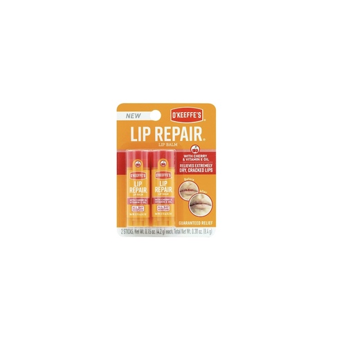 O'Keeffe's Lip Repair Lip Balm with Cherry & Vitamin E Oil, Stick,