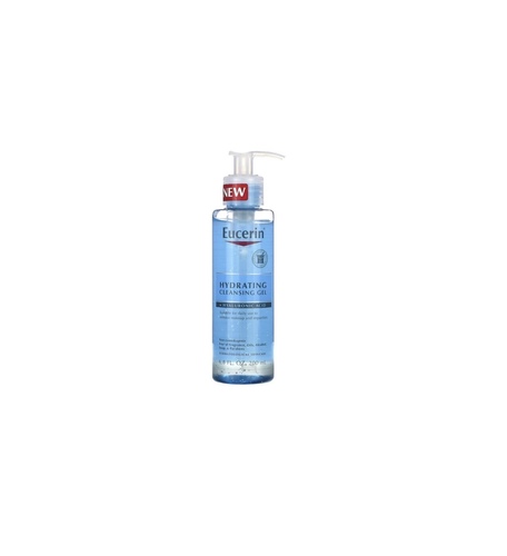 Eucerin Hydrating Cleansing Gel, Daily Facial Cleanser Formulated with Hyaluronic Acid