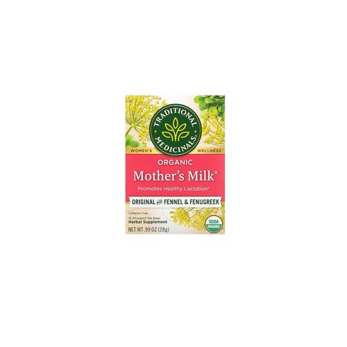 Traditional Medicinals Mother's Milk Tea Organic Tea for Breastfeeding Traditional Medicines Lactati