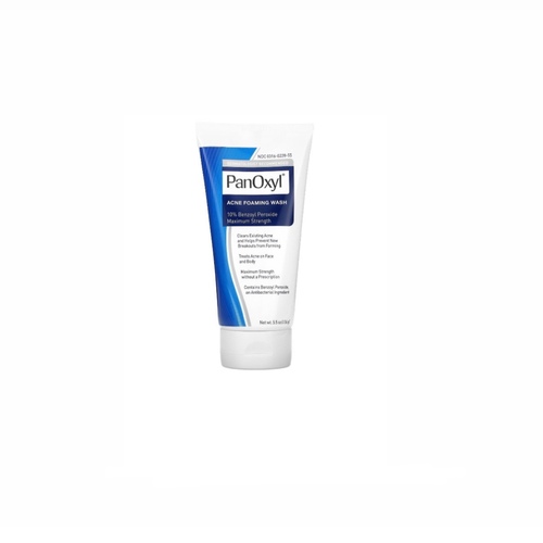 PanOxyl Acne Foaming Wash Benzoyl Peroxide 10% Maximum Strength Antimicrobial