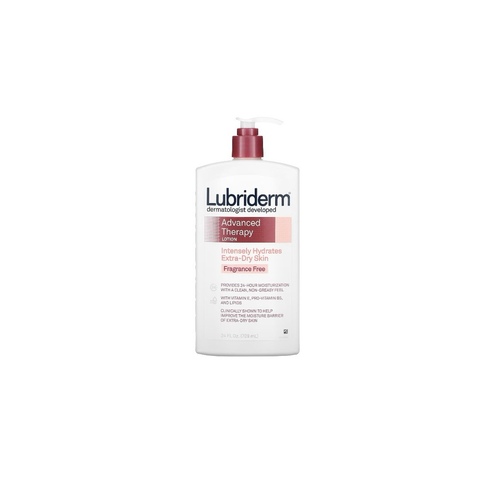 ‏Lubriderm Advanced Therapy Body Lotion, Fragrance Free Moisturizer for Dry Skin