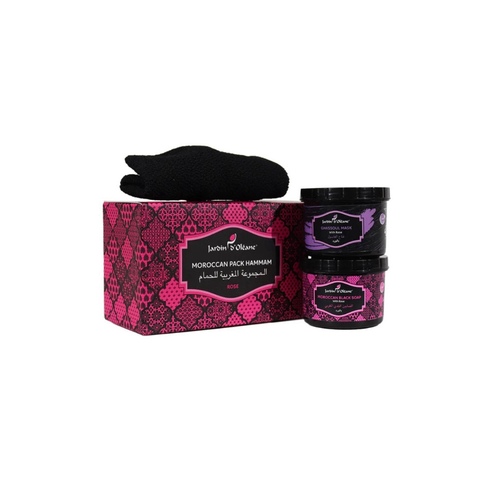 JARDIN D'OLEANE PACK HAMMAM ROSE