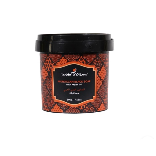 JARDIN D'OLEANE MOROCCAN BLACK SOAP ARGAN OIL