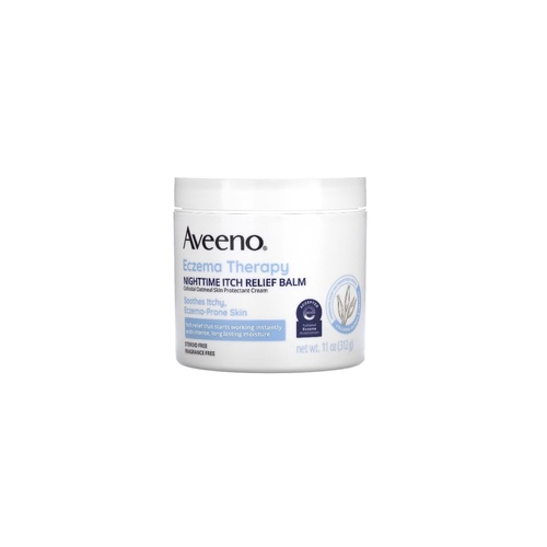 Aveeno Eczema Therapy Itch Relief Balm - Colloidal Oatmeal- Skin Protectant Cream- National Eczema Association Accepted- Dermatologist Recommended Brand- Steroid-Free- Hypoallergenic- Fragrance Free- Paraben Free
Relieves dry, itchy skin due to eczema without leaving a greasy feeling behind.
Only Aveeno has harness the soothing power of ACTIVE NATURALS colloidal oatmeal to create a protective balm that intensely moisturizes and helps relieve dry, itchy, irritated skin due to eczema without leaving a greasy feeling behind. This unique formula helps strengthen the skin's natural barrier to improve miniaturization and soothe skin. Safe and gentle enough for everyday use on sensitive skin.
Uses:Temporary protects and helps relieve minor skin irritation and itching due to: Eczema, rashes.