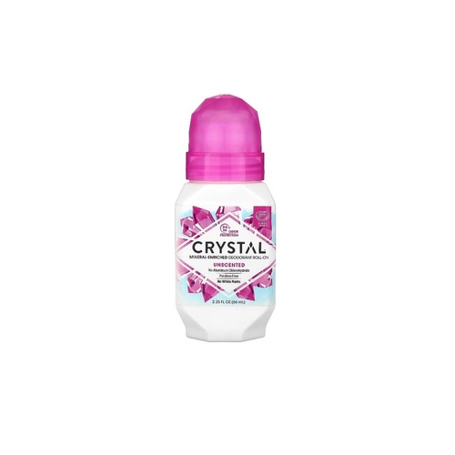 CRYSTAL Mineral Deodorant Roll-On Unscented Body Deodorant