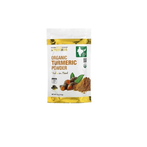 California Gold Nutrition, Superfoods, Organic Turmeric Powder