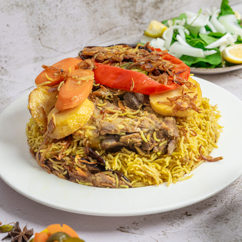 مقلوبة لحم عربي