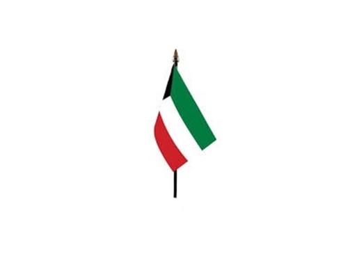 علم الكويت طاولة