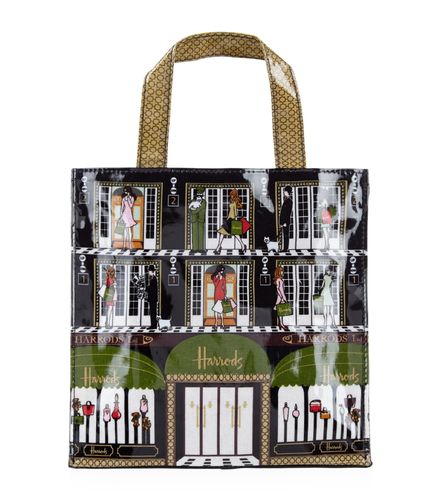 HARRODS ELEVATORS SMALL BAG - H25cm x W25.5cm x D11cm Approx