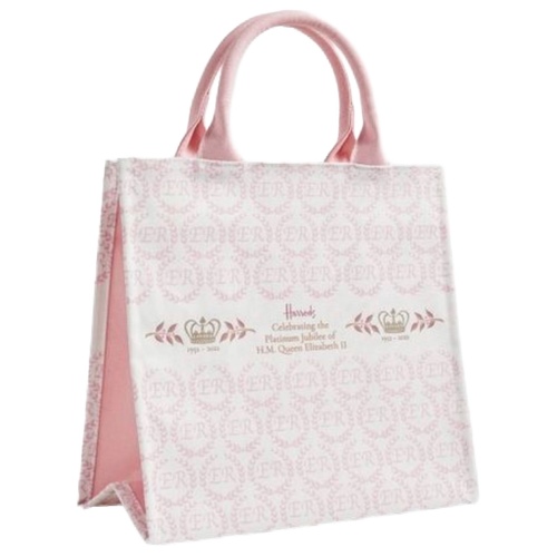 HARRODS Small Queen's Platinum Jubilee Shopper Bag