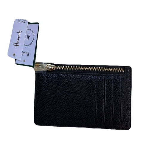 HARRODS  Oxford black Card Holder