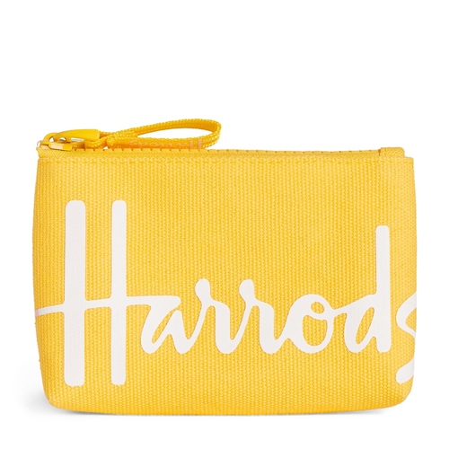 HARRODS COTTON LOGO COIN PURSE
