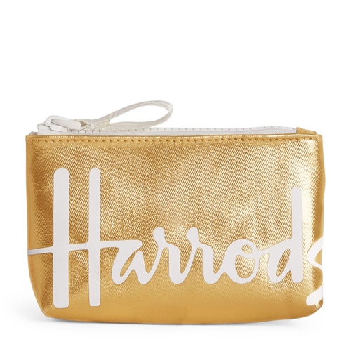 HARRODS COTTON LOGO COIN PURSE
