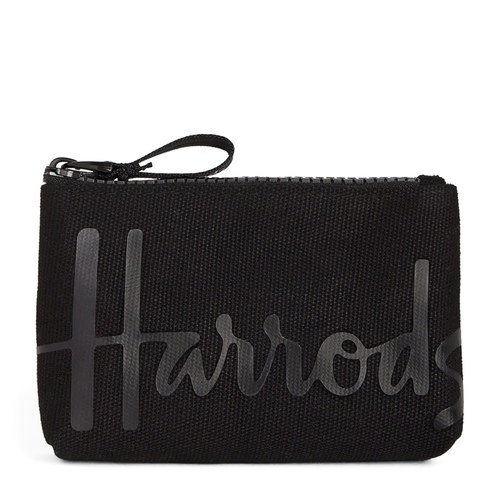 HARRODS COTTON LOGO COIN PURSE