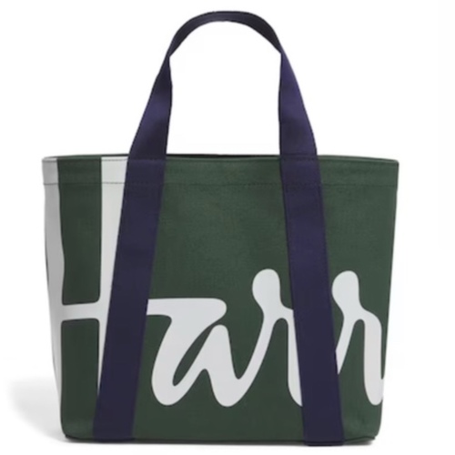 HARRODS MINI COTTON LOGO TOTE BAG